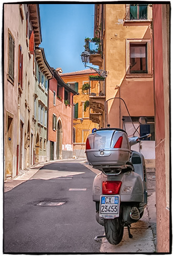 Motorroller in Verona